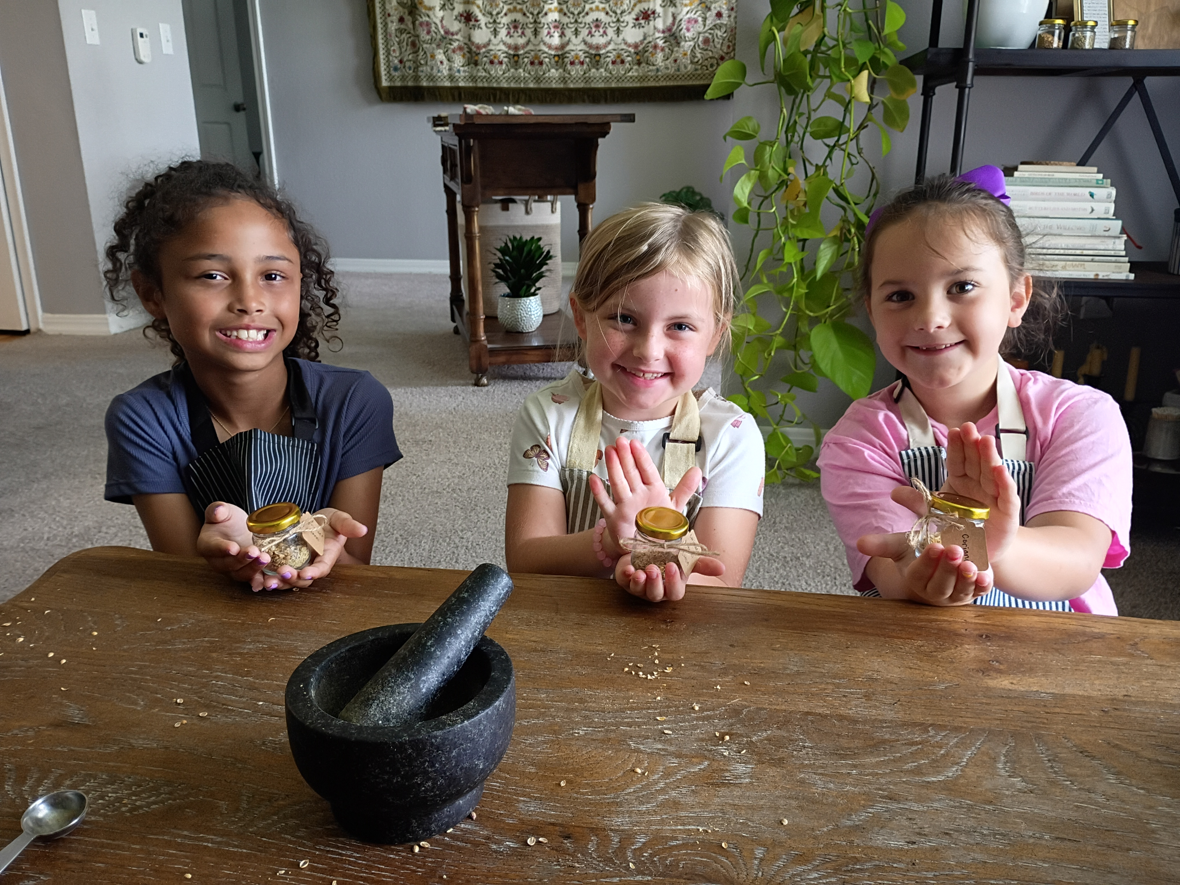 Learning moment at Kellie's Table