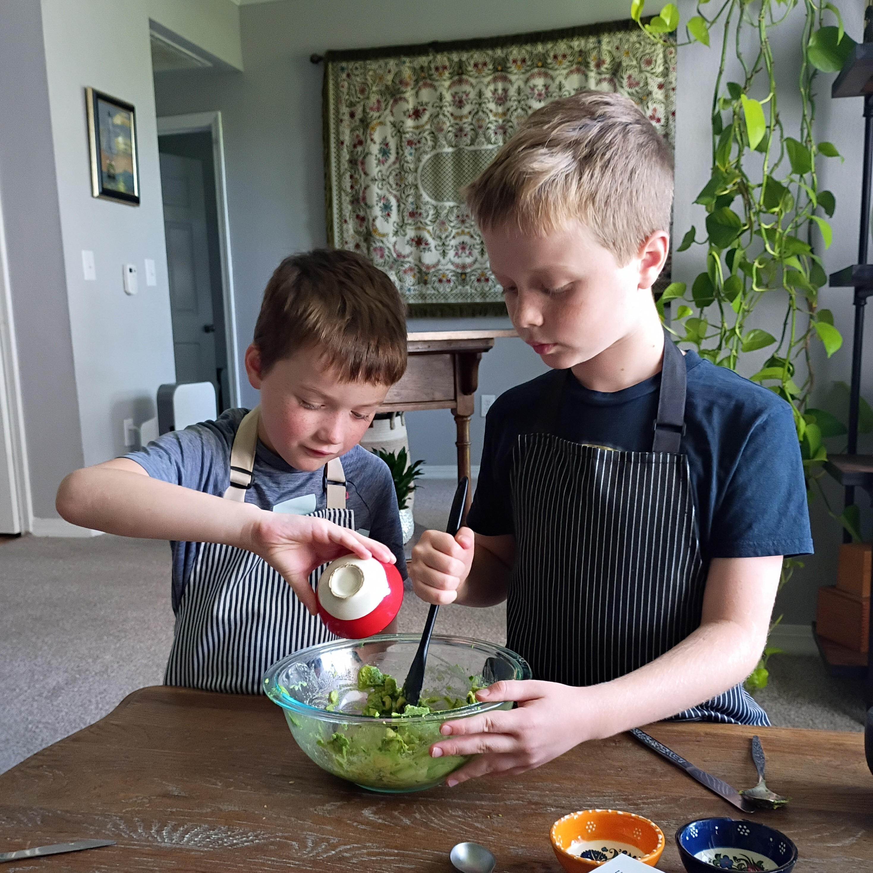 Learning moment at Kellie's Table
